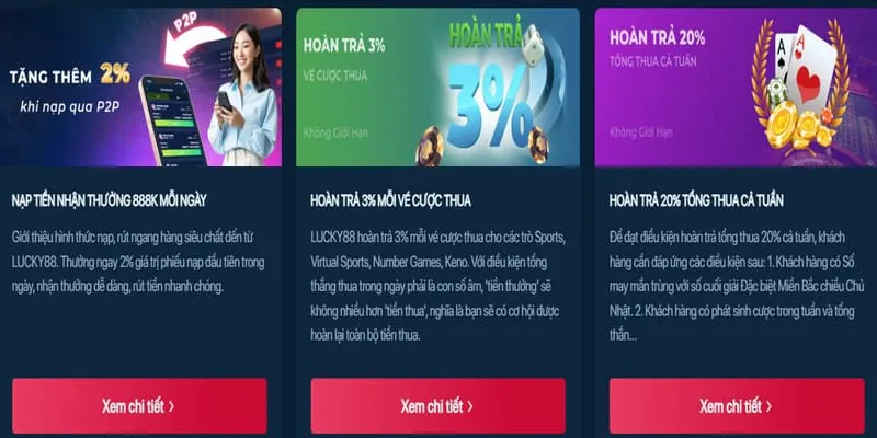 Chương trình hoàn trả hàng tuần FCB8